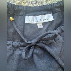 Heidi Klein Charcoal Drawstring dress